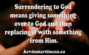 An example of what it means to surrender to God