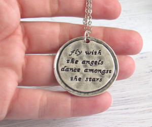 Fly With The Angels Dance Amongst The Stars Long Necklace ...