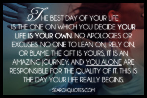 ... , Personal Growth, Self Empowerment, Responsibility, Excuses Quotes