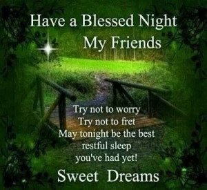 Have a blessed night
