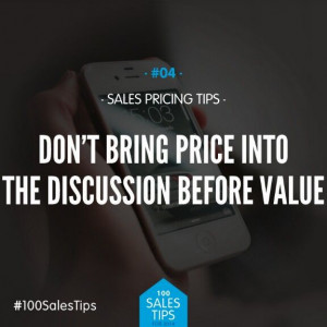 Sales tip: Easier said than done, especially if we rush a conversation ...