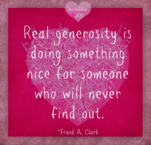 Generosity Quotes And Sayings