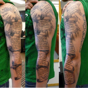 Cool Sleeve Quotes Tattoos