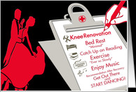 KNEE Replacement Operation card - Product #447185