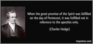 More Charles Hodge Quotes