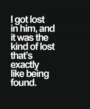 Lost yet found, the perfect loop:)