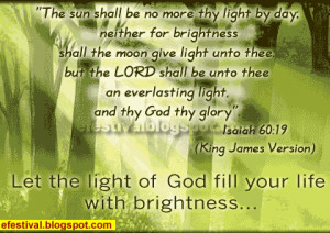 ... The Moon Give Light Unto Thee.. - King James Version ~ Religion Quote