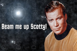 Collectable Star Trek Captain Kirk Quote Fridge Magnet