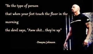 Dwayne Johnson aka the Rock