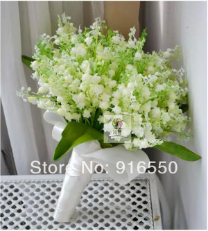 ... valley-Green-and-White-Silk-Bouquet-Bride-Bouquet-Wedding-Bouquet.jpg