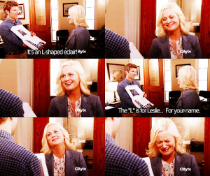 ... tagged as parks and recreation season four 401 i m leslie knope amy
