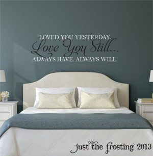 ... Bedroom Wall Decals, Master Bedrooms, Vinyl Wall Quotes, Bedrooms Wall