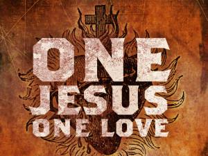 Christian Graphic: One Jesus, One Love Papel de Parede Imagem