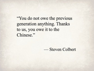 ... Colbert, talk show host - Purple Clover - Purple Clover #quotes