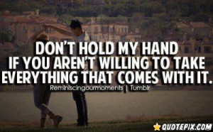 Hold My Hand Quotes