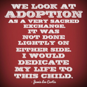 There are no words for the wonderful things adoption can do:)