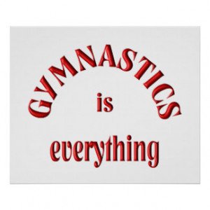 Gymnastics Sayings Art