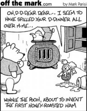 winnie the pooh inventing honey roast ham