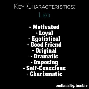 Leo Key Characteristics