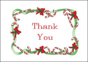 Holiday Candy Cane Thank You Card areBecoming Very Popular!
