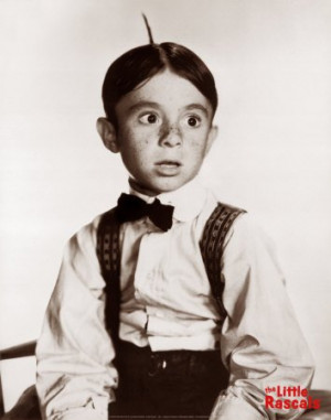Alfalfa (Carl Switzer) y Spanky (George McFarland), la pareja cómica