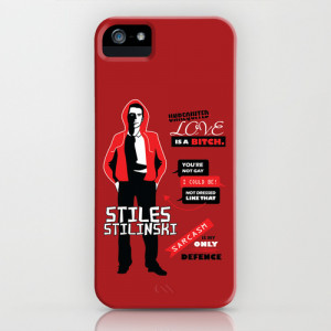 Stiles Stilinski Quotes Teen Wolf iPhone & iPod Case