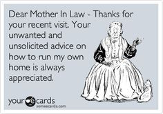 In Law - Thanks for your recent visit. Your unwanted and unsolicited ...
