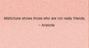 Aristotle ( Nothing brings out anothers character like a tragedy or a ...