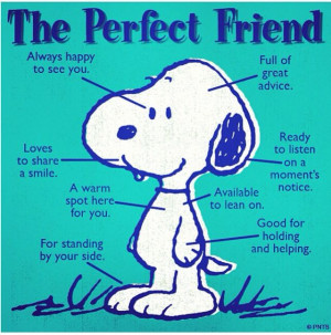 The perfect friend dog lover! Snoopy ️