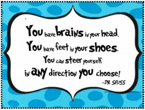 dr seuss quote poster for classroom wall from oh the places you ll go