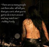 Ashley Purdy - Suicide Isn't Cowardly (Stamp) by SailorStarMiracle