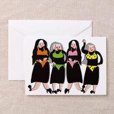 Funny Nuns Greeting Cards