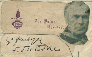 the picture and signature of archbishop croke of cashel on his headed