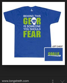 Field hockey goalie shirt Someone please buy this for me! More
