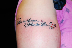 Adorable Quote Tattoo