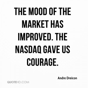 The Mood Of The Market Has Improved. The Nasdaq Gave Us Courage.