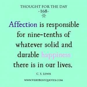 Affection quotes, love quotes, Thought For The Day