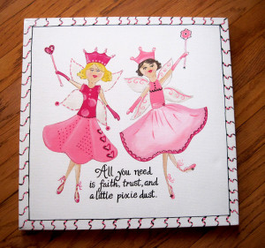 There's lots of detail in these little fairies...and a lot of dots! I ...