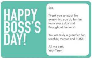 Happy Boss’s Day Thank You So Much