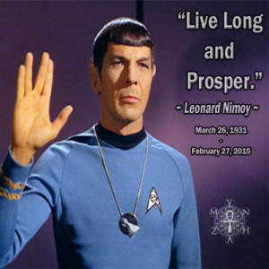 Leonard Nimoy Has Returned home…