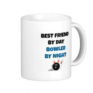 Best Friend Bowler Coffee Mug