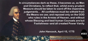 John Hancock Quotes Founding Father Quote