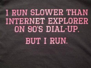 run, slower than internet explorer on 90's dial-up. But I run.