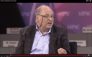 Yossi Vardi at AIPAC 2014 photo credit AIPAC video screenshot