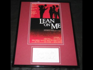 Joe Clark Lean on Me Signed Framed 11x14 Photo Display JSA