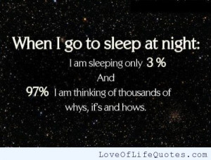 ... than going to bed at night the freaks come out at night i want to