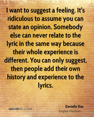 Danielle Dax Quotes