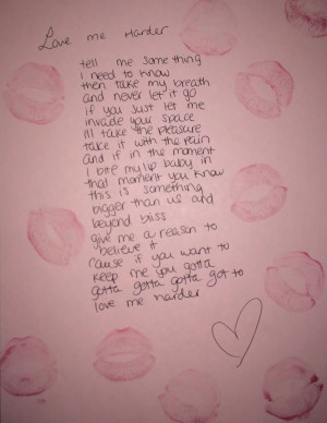 Love Me Harder (preview)