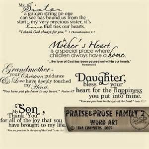 Christian Family Quotes for Scrapbooking - Bing Images