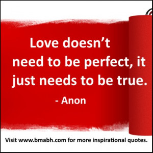 love quotes for him from her picture-Love doesn’t need to be perfect ...
